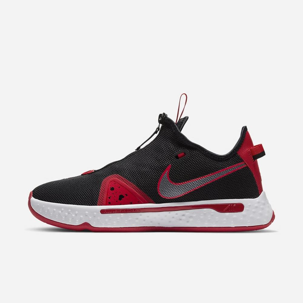 Chaussure De Basket Nike PG 4 Noir 1805-372 Black/White/University Red Femme | VCA-77072537